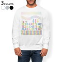 トレーナー メンズ 長袖 ホワイト グレー ブラック デザイン S M L XL 2XL sweatshirt trainer 白 黒 灰色 スウェット 008257 音符 楽譜 ピアノ レインボー カラフル