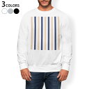 トレーナー メンズ 長袖 ホワイト グレー ブラック デザイン XS S M L XL 2XL sweatshirt trainer 白 黒 灰色 スウェット 009116 シンプル ボーダー カラフル(4)