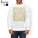 トレーナー メンズ 長袖 ホワイト グレー ブラック デザイン S M L XL 2XL sweatshirt trainer 白 黒 灰色 スウェット 010289 動物 熊 パンダ イラスト