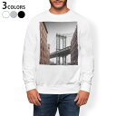 トレーナー メンズ 長袖 ホワイト グレー ブラック デザイン XS S M L XL 2XL sweatshirt trainer 白 黒 灰色 スウェット 010369 風景 景色 写真(4)