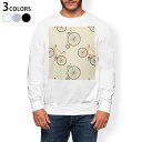 トレーナー メンズ 長袖 ホワイト グレー ブラック デザイン S M L XL 2XL sweatshirt trainer 白 黒 灰色 スウェット 010507 自転車 乗り物 オレンジ 緑