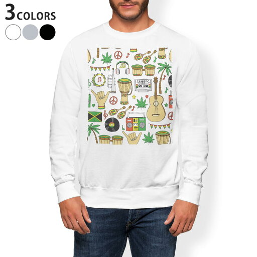 トレーナー メンズ 長袖 ホワイト グレー ブラック デザイン S M L XL 2XL sweatshirt trainer 白 黒 灰色 スウェット 010915 レゲエ 音楽 ミュージック トレーナー メンズ 長袖 ホワイト グレー ブラック デザイン S M L XL 2XL sweatshirt trainer 白 黒 灰色 スウェット 010915 レゲエ 音楽 ミュージック