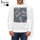トレーナー メンズ 長袖 ホワイト グレー ブラック デザイン S M L XL 2XL sweatshirt trainer 白 黒 灰色 スウェット 011066 モンスター キャラクター