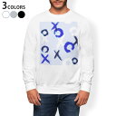 トレーナー メンズ 長袖 ホワイト グレー ブラック デザイン XS S M L XL 2XL sweatshirt trainer 白 黒 灰色 スウェット ...