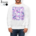 トレーナー メンズ 長袖 ホワイト グレー ブラック デザイン S M L XL 2XL sweatshirt trainer 白 黒 灰色 スウェット 012529 紫 ピンク 水彩