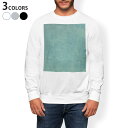 トレーナー メンズ 長袖 ホワイト グレー ブラック デザイン XS S M L XL 2XL sweatshirt trainer 白 黒 灰色 スウェット 012924 緑 柄 模様(4)