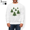 トレーナー メンズ 長袖 ホワイト グレー ブラック デザイン S M L XL 2XL sweatshirt trainer 白 黒 灰色 スウェット 013723 クリスマス ツリー