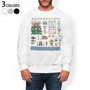 トレーナー メンズ 長袖 ホワイト グレー ブラック デザイン XS S M L XL 2XL sweatshirt trainer 白 黒 灰色 スウェット ...