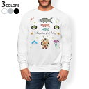 トレーナー メンズ 長袖 ホワイト グレー ブラック デザイン XS S M L XL 2XL sweatshirt trainer 白 黒 灰色 スウェット ...