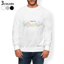 トレーナー メンズ 長袖 ホワイト グレー ブラック デザイン XS S M L XL 2XL sweatshirt trainer 白 黒 灰色 スウェット ...
