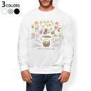 トレーナー メンズ 長袖 ホワイト グレー ブラック デザイン S M L XL 2XL sweatshirt trainer 白 黒 灰色 スウェット 015322 イースター たまご とり ケーキ パステル