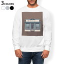 トレーナー メンズ 長袖 ホワイト グレー ブラック デザイン XS S M L XL 2XL sweatshirt trainer 白 黒 灰色 スウェット ...