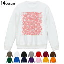 選べる14カラートレーナー メンズ 長袖 ホワイト グレー ブラック デザイン S M L XL 2XL sweatshirt trainer 白 黒 灰色 スウェット 000994 桜 ピンク