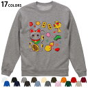 選べる17カラートレーナー メンズ レディース ユニセックス 長袖 ホワイト グレー ブラック デザイン S M L XL 2XL sweatshirt tra...