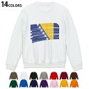 選べる14カラートレーナー メンズ 長袖 ホワイト グレー ブラック デザイン S M L XL 2XL sweatshirt　trainer　白　黒　灰色　裏起毛　スウェット 018403 ボスニア・ヘルツェゴビナ