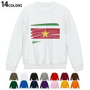 Iׂ14J[g[i[ Y  zCg O[ ubN fUC S M L XL 2XL sweatshirt@trainer@@@DF@XEFbg 018570 suriname Xi