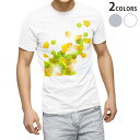 Tシャツ メンズ 半袖 ホワイト グレー デザイン S M L XL 2XL Tシャツ ティーシャツ T shirt 001277 紅葉 秋 銀杏