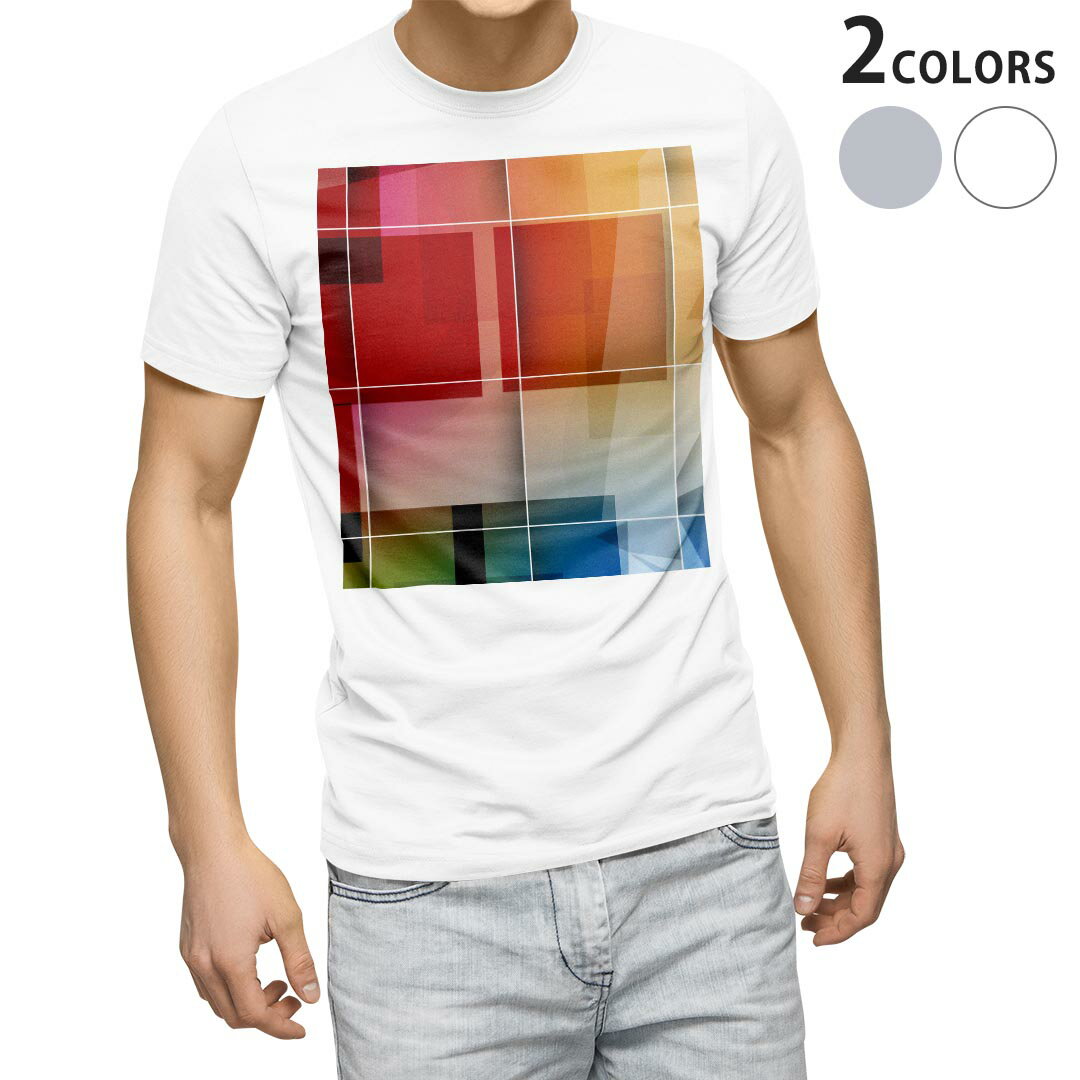 Tシャツ メンズ 半袖 ホワイト グレー デザイン S M L XL 2XL Tシャツ ティーシャツ T shirt 001945 模様 シンプル カラフル