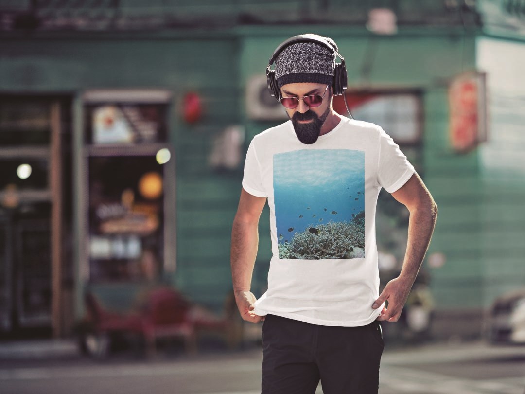 Tシャツ メンズ 半袖 ホワイト グレー デザ...の紹介画像2