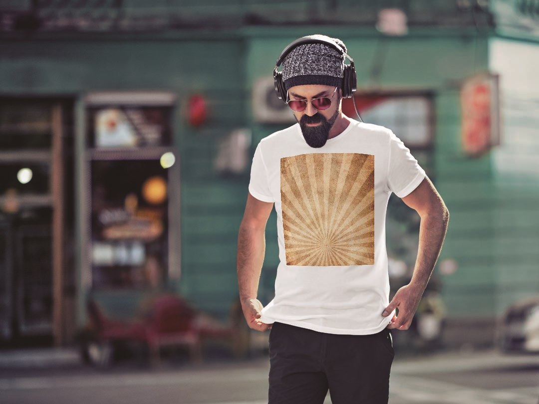 Tシャツ メンズ 半袖 ホワイト グレー デザイン S M L XL 2XL Tシャツ ティーシャツ T shirt 001019 ヴィンテージ　柄