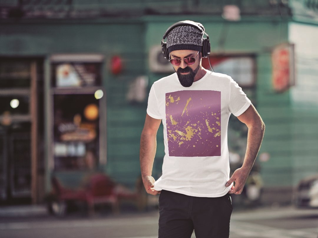 Tシャツ メンズ 半袖 ホワイト グレー デザイン S M L XL 2XL Tシャツ ティーシャツ T shirt 002047 シンプル　紫