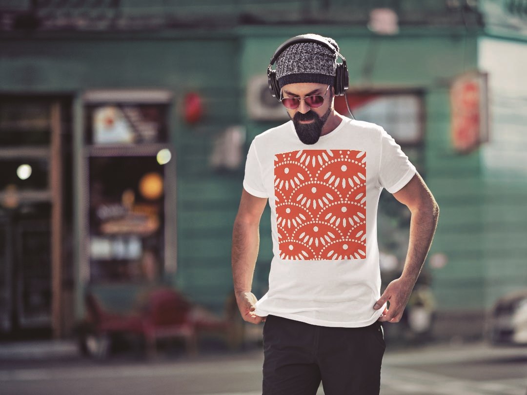 Tシャツ メンズ 半袖 ホワイト グレー デザイン S M L XL 2XL Tシャツ ティーシャツ T shirt 003727 模様　赤　白