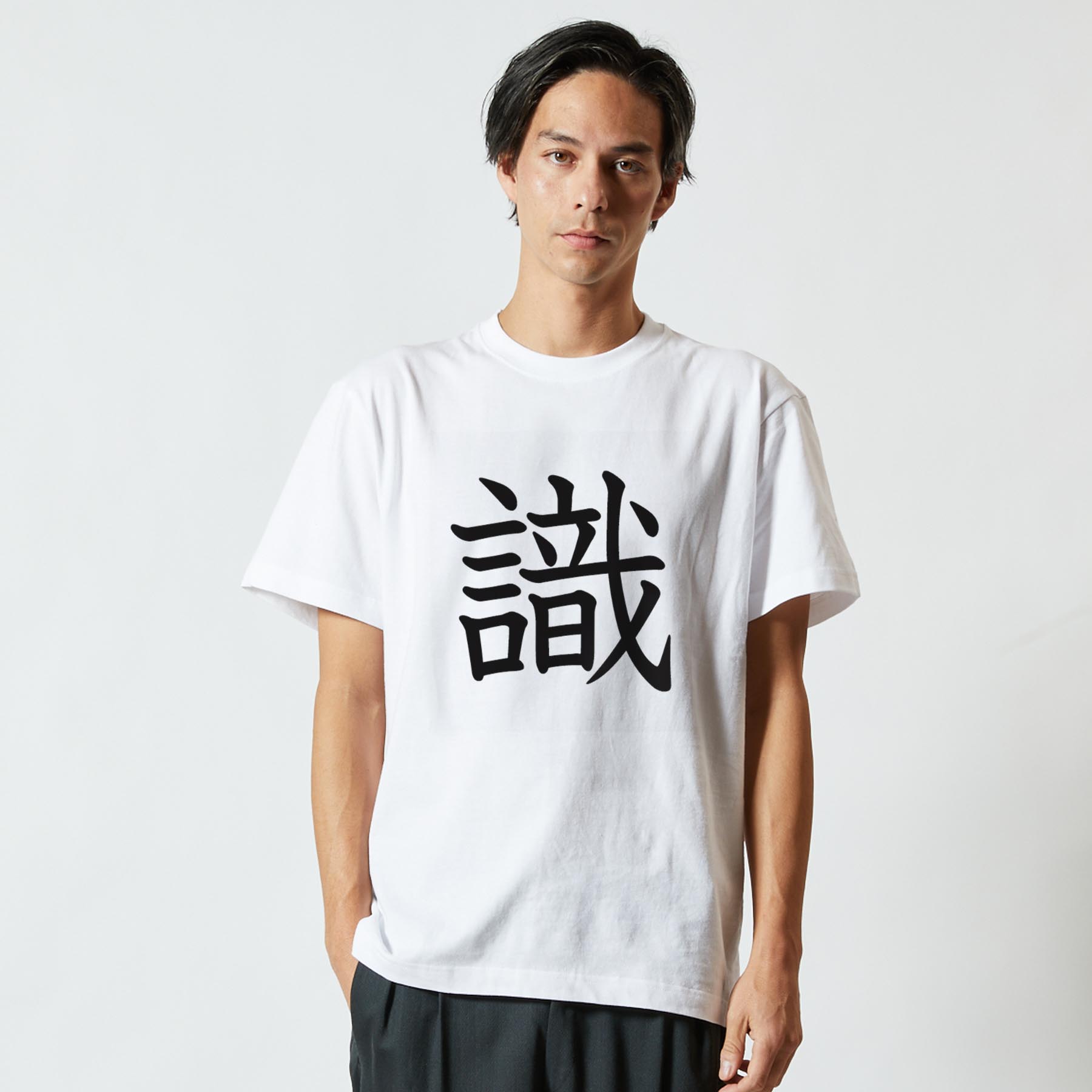 Tシャツ メンズ 半袖 ホワイト グレー デザイン S M L XL 2XL Tシャツ ティーシャツ T shirt 027810 識