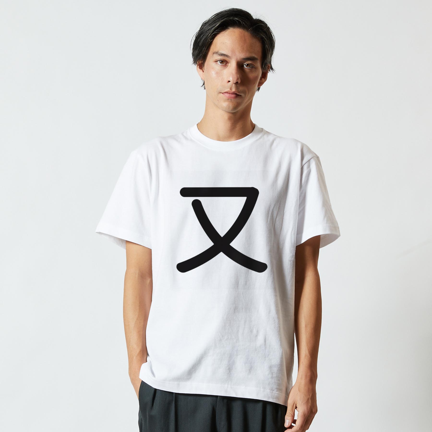 Tシャツ メンズ 半袖 ホワイト グレー デザイン S M L XL 2XL Tシャツ ティーシャツ T shirt 028384 又 — vista 2