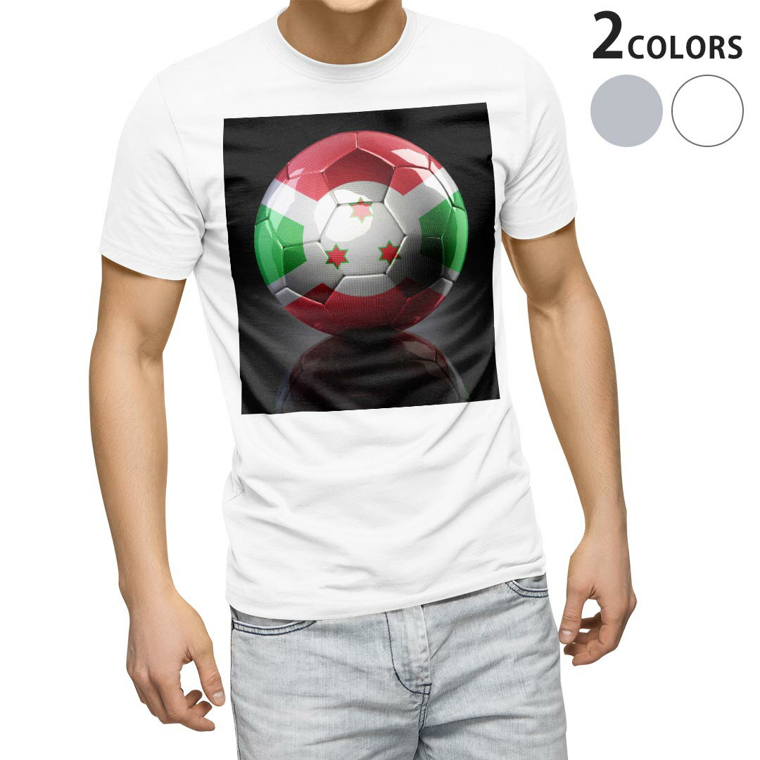 Tシャツ メンズ 半袖 ホワイト グレー デザイン S M L XL 2XL Tシャツ ティーシャツ T shirt 002896 外国 スポーツ 国旗