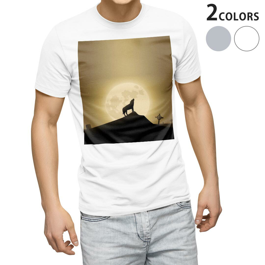 Tシャツ メンズ 半袖 ホワイト グレー デザイン S M L XL 2XL Tシャツ ティーシャツ T shirt 003380 動..