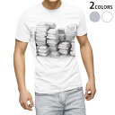 Tシャツ メンズ 半袖 ホワイト グレー デザイン S M L XL 2XL Tシャツ ティーシャツ T shirt 003481 シンプル 白(4)