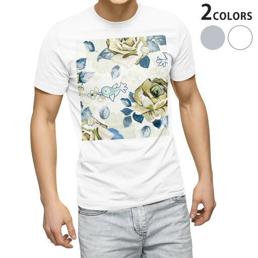 Tシャツ メンズ 半袖 ホワイト グレー デザイン S M L XL 2XL Tシャツ ティーシャツ T shirt 003837 花 鳥 キャラクター Tシャツ メンズ 半袖 ホワイト グレー デザイン S M L XL 2XL Tシャツ ティーシャツ T shirt 003837 花 鳥 キャラクター