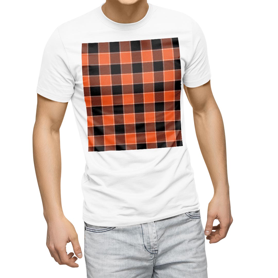 Tシャツ メンズ 半袖 ホワイト グレー デザイン S M L XL 2XL Tシャツ ティーシャツ T shirt 020141 オレンジ