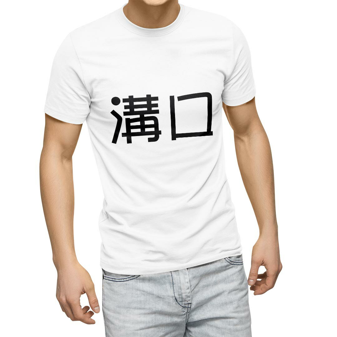 Tシャツ メンズ 半袖 ホワイト グレー デザイン S M L XL 2XL Tシャツ ティーシャツ T shirt 021880 苗字 名前 溝口