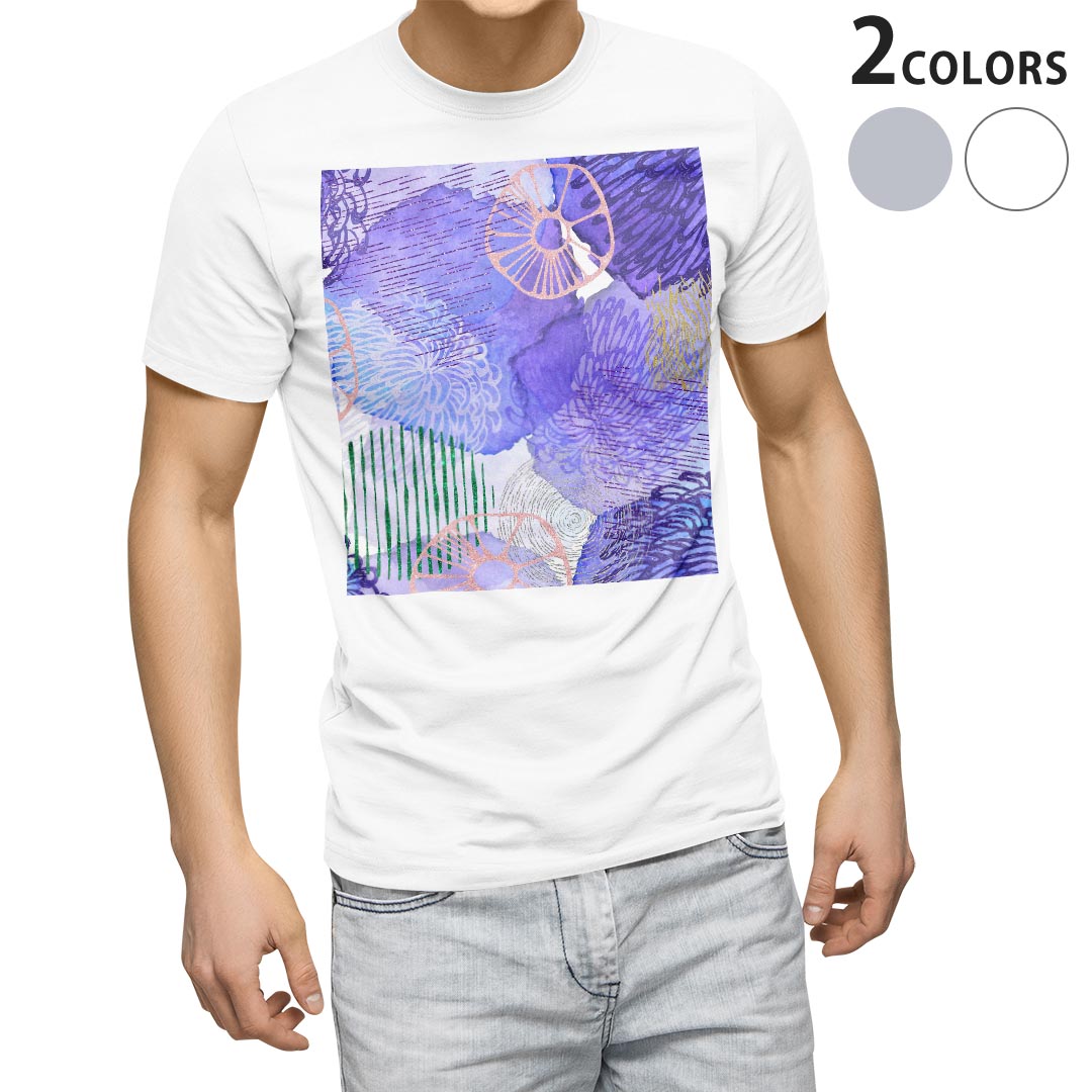 Other - Tシャツ メンズ 半袖 ホワイト グレー デザイン S M L XL 2XL Tシャツ ティーシャツ T shirt 022837 カラフル