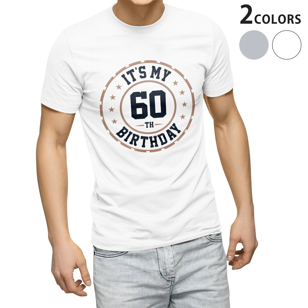 T-Shirts - Tシャツ メンズ 半袖 ホワイト グレー デザイン S M L XL 2XL Tシャツ ティーシャツ T shirt 032481 60 英字