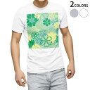 Tシャツ メンズ 半袖 ホワイト グレー デザイン S M L XL 2XL Tシャツ ティーシャツ T shirt 004366 四つ葉 クローバー 緑