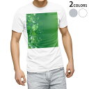 Tシャツ メンズ 半袖 ホワイト グレー デザイン S M L XL 2XL Tシャツ ティーシャツ T shirt 005488 四つ葉 クローバー