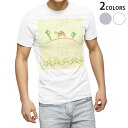 Tシャツ メンズ 半袖 ホワイト グレー デザイン S M L XL 2XL Tシャツ ティーシャツ T shirt 005489 亀 イラスト