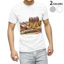 Tシャツ メンズ 半袖 ホワイト グレー デザイン S M L XL 2XL Tシャツ ティーシャツ T shirt 005800 写真 弾丸(4)