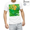 Tシャツ メンズ 半袖 ホワイト グレー デザイン S M L XL 2XL Tシャツ ティーシャツ T shirt 005820 緑 四つ葉 クローバー