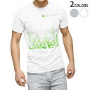Tシャツ メンズ 半袖 ホワイト グレー デザイン S M L XL 2XL Tシャツ ティーシャツ T shirt 006244 クローバー 緑 グリーン
