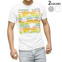 Tシャツ メンズ 半袖 ホワイト グレー デザイン S M L XL 2XL Tシャツ ティーシャツ T shirt 006431 クローバー カラフル