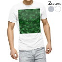 Tシャツ メンズ 半袖 ホワイト グレー デザイン S M L XL 2XL Tシャツ ティーシャツ T shirt 006625 クローバー 模様