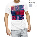 Tシャツ メンズ 半袖 ホワイト グレー デザイン S M L XL 2XL Tシャツ ティーシャツ T shirt 006905 模様 プレゼント 月