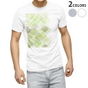 Tシャツ メンズ 半袖 ホワイト グレー デザイン S M L XL 2XL Tシャツ ティーシャツ T shirt 008727 緑 グリーン 模様(4)