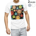 Tシャツ メンズ 半袖 ホワイト グレー デザイン S M L XL 2XL Tシャツ ティーシャツ T shirt 009701 時計　アンティーク