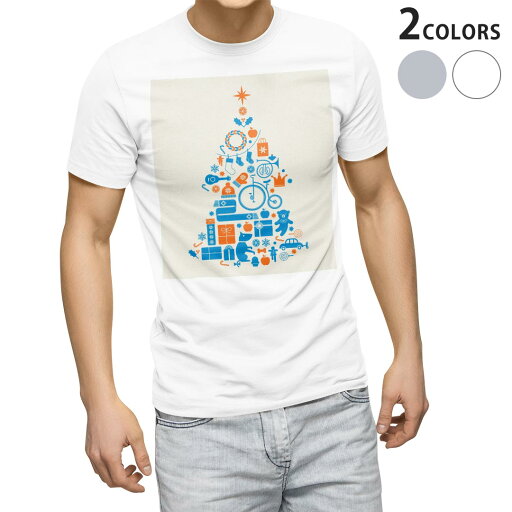 Tシャツ メンズ 半袖 ホワイト グレー デザイン S M L XL 2XL Tシャツ ティーシャツ T shirt 009740 クリスマス ツリー 青 Tシャツ メンズ 半袖 ホワイト グレー デザイン S M L XL 2XL Tシャツ ティーシャツ T shirt 009740 クリスマス ツリー 青