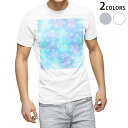 Tシャツ メンズ 半袖 ホワイト グレー デザイン S M L XL 2XL Tシャツ ティーシャツ T shirt 010239 キラキラ 青 しゃぼん玉