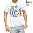 Tシャツ メンズ 半袖 ホワイト グレー デザイン S M L XL 2XL Tシャツ ティーシャツ T shirt 010869 ファッション おしゃれ 男性(4)